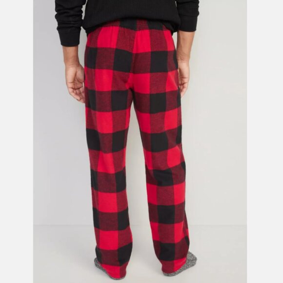 NWT Old Navy Red Buffalo Plaid Flannel Pajama Pants Sleep Men S M L XL XXL - Picture 2 of 4